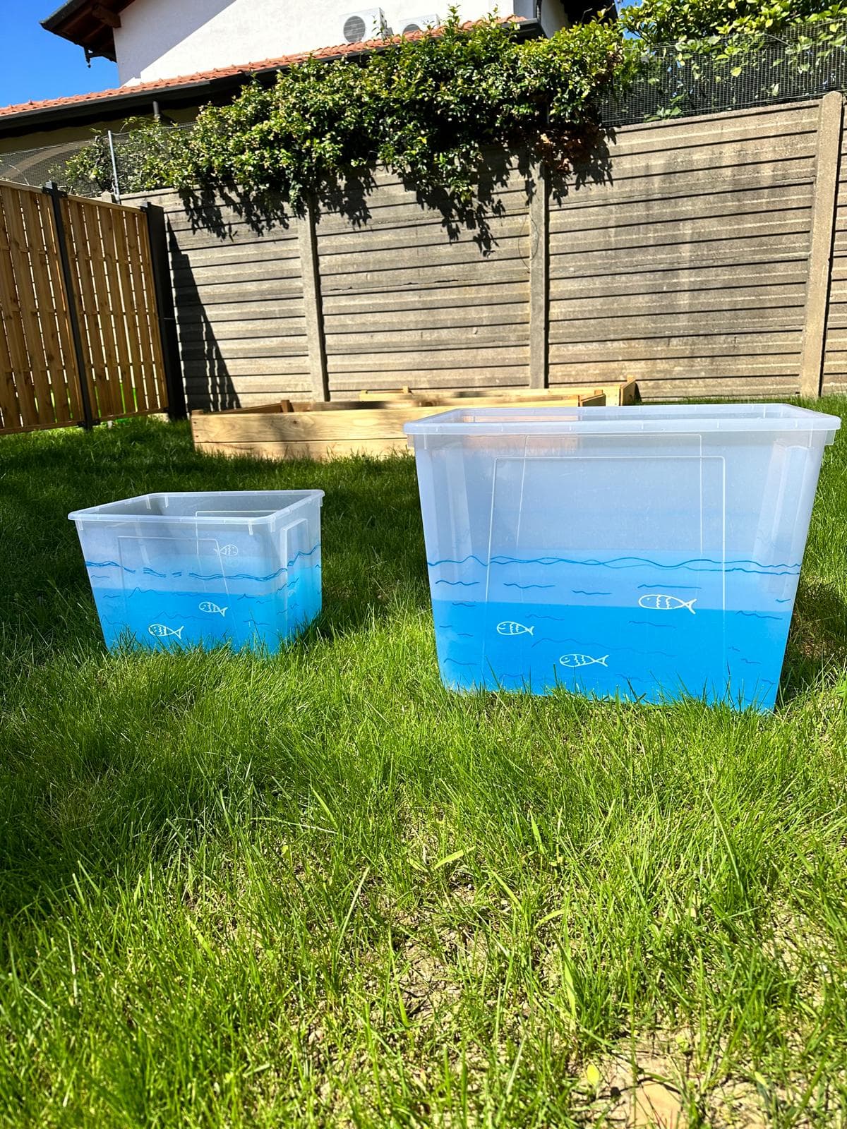 Bambini che giocano con l'acqua